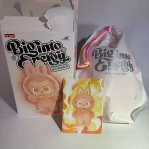 SOLD - POPMART Big Into Energy Series Vinyl Plush Pendant Blind Box - Happiness